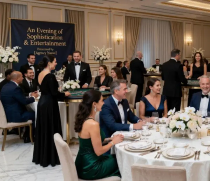 Elegancka realizacja NAXSOL ENTERPRISES LTD podczas wieczornego eventu firmowego