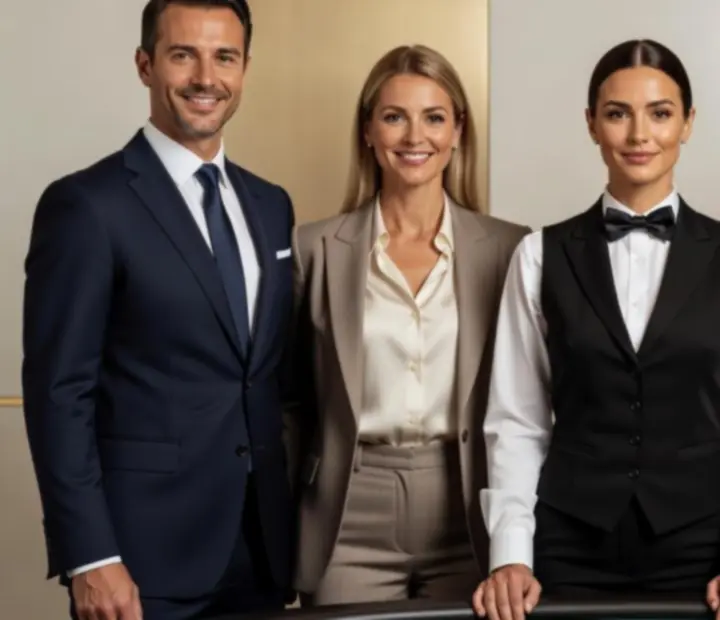 Portret zespołu NAXSOL ENTERPRISES LTD w eleganckiej, eventowej aranżacji