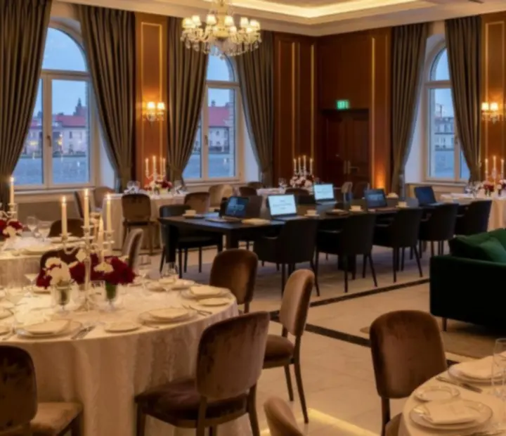 Przykładowa realizacja eleganckiego eventu z mobilnymi stołami do gier