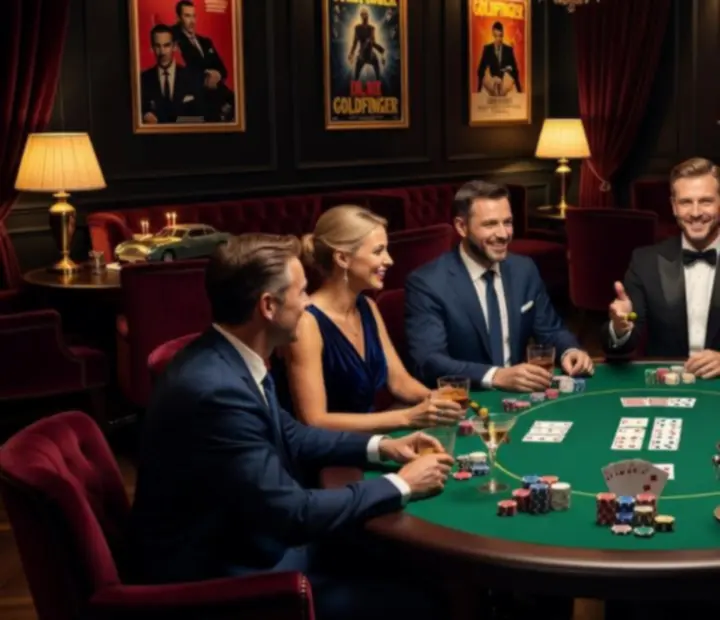 Kameralne przyjęcie urodzinowe Casino Royale z mobilnym stołem pokerowym w Łodzi